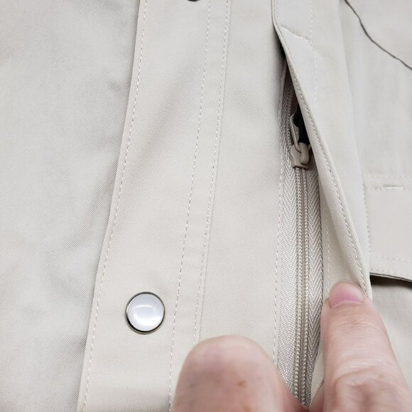 Poncho The Big Bend Western Performance Long Sleeve Shirt Pearl Snap UPF 50 - Picture 9 of 11